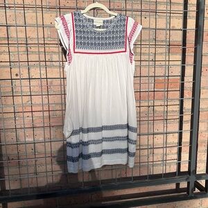 The Coast Brand linen embroidered dress, one size.